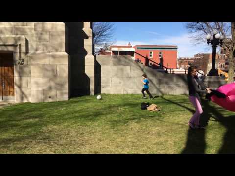 How to inflate your inflatable sofa outside - Happy Air sofa