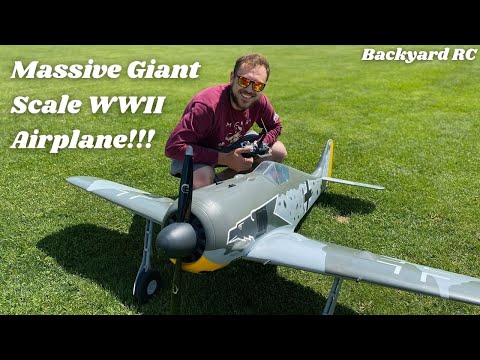 Massive Giant Scale WWII Airplane: Top Flite Focke Wulf FW-190 Comes Out Of Retirement!!!