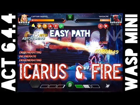 Act 6.4.4 Icarus Path and Quake vs Wasp Miniboss - Easy Path