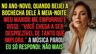 NO ANO-NOVO, MEU MARIDO ME EMPURROU NA FRENTE DE TODOS — E EU DISSE APENAS: NÃO MAIS.”