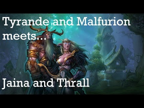 Jaina and Thrall meets Malfurion and Tyrande for the first time | Medivh reveals his past