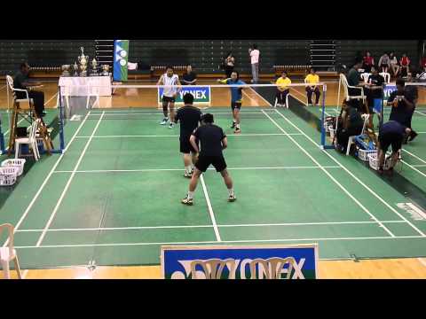 2013 USA Badminton Adult National Championships Men's Double 2nd Quarter Final 1080P HD