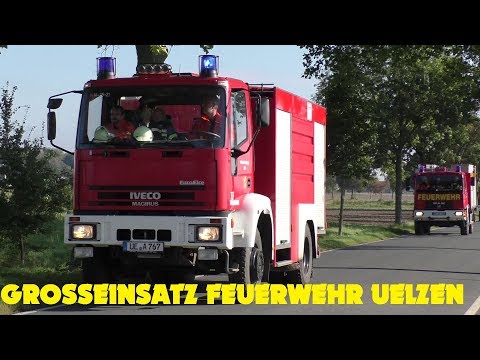 GROSSEINSATZ DER FEUERWEHR UELZEN IN BARSINGHAUSEN