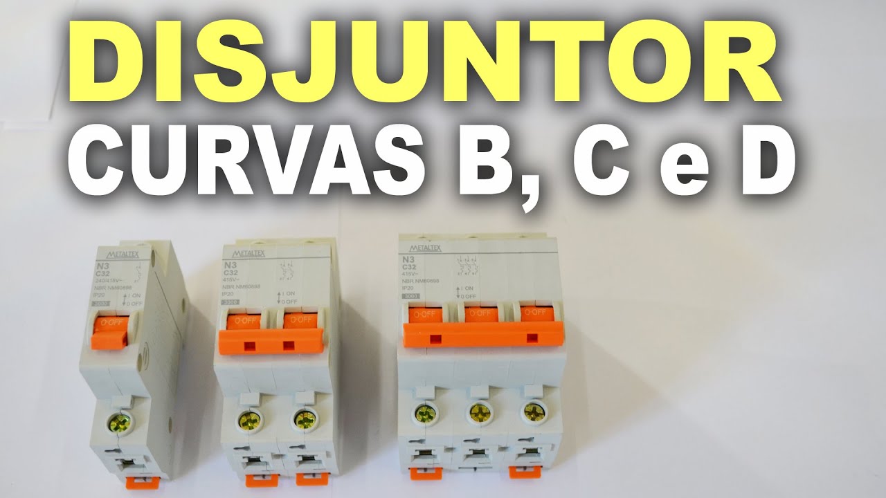 Curvas B, C e D para disjuntores termomagnéticos!