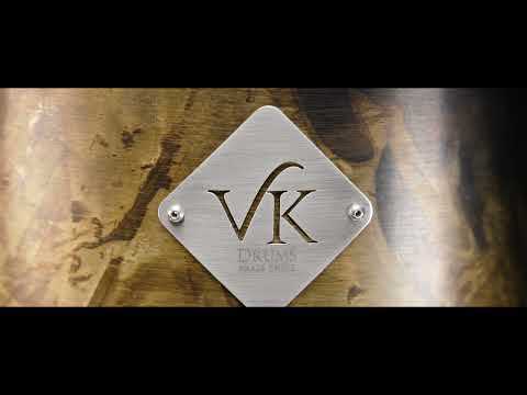 VK Drums (Van Kleef Custom Drums) Aged Brass Kit