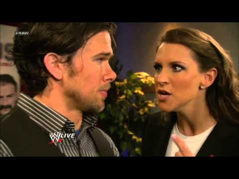 Stephanie McMahon & Brad Maddox Backstage