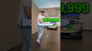 What’s the Cheapest thing in a Lamborghini Dealership?