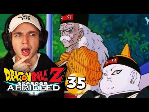 THE ANDROIDS ARE HERE!! | DBZ: Abridged REACTION Episode 35