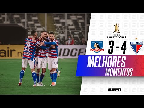 Gols e lances de Colo Colo x Fortaleza