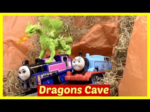 Thomas and Friends Accidents will Happen | Toy Train Accidents | Thomas and Ashima in a Dragon Cave Video