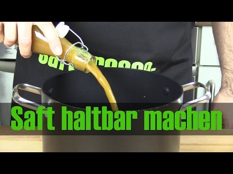 Apfelsaft haltbar machen - in 5 Schritten