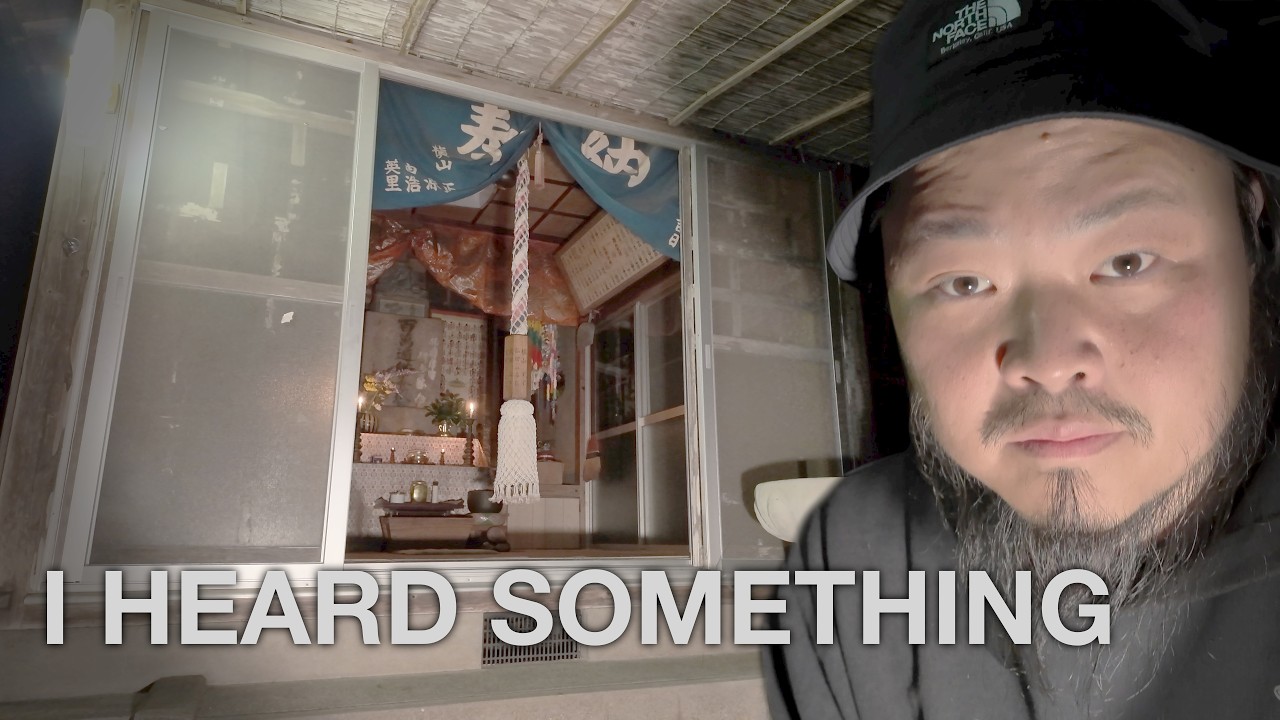 I spent the night alone at this creepy temple in Japan