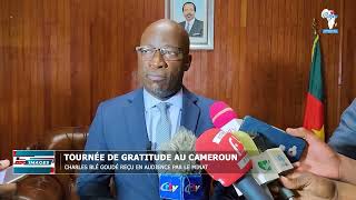 TOURNÉE DE GRATITUDE AU CAMEROUN:BLÉ GOUDÉ REÇU EN AUDIENCE PAR LE MINAT