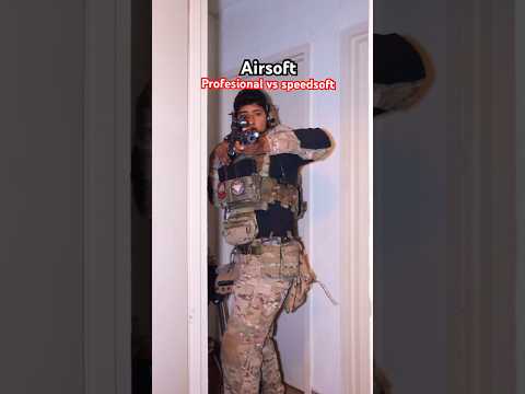 Airsoft- pro VS speedsoft #military #airsoftgun #airsoftsociety