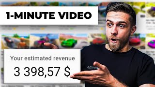 How To Make $3398 By 1-Minute Youtube Video With No Subscribers?