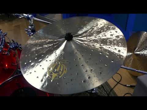 Ride 22" Sweet (Med-Lig) Custom Gold Logo Sound Demo - Diril Cymbals Italia