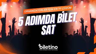 Biletino'da 5 Adımda Etkinlik Yayınla