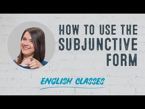 How to use the subjunctive in English | English Grammar Lesson