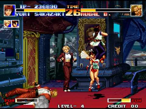 King of Fighters '94 - Team England (DJ) Vs. Rugal (Boss CPU)