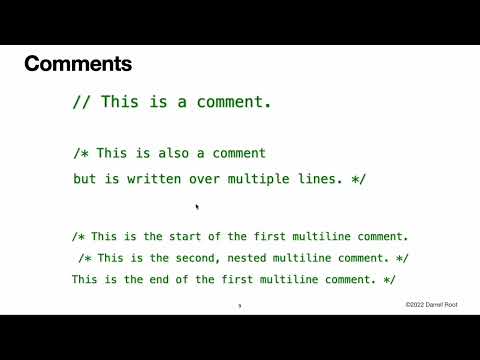 The Swift Programming Language Book: The Basics - The Video Version