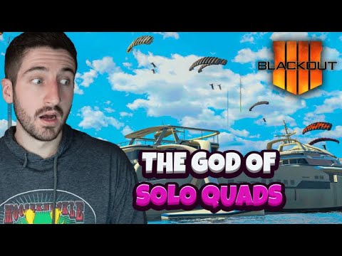 INSANE Solo QUADS Game Will Leave You SPEECHLESS | CoD Blackout 2022