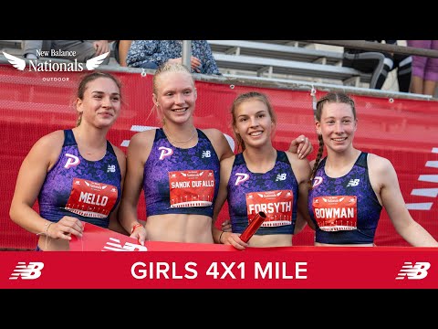 Girls 4x1 Mile Relay - New Balance Nationals Outdoor 2024