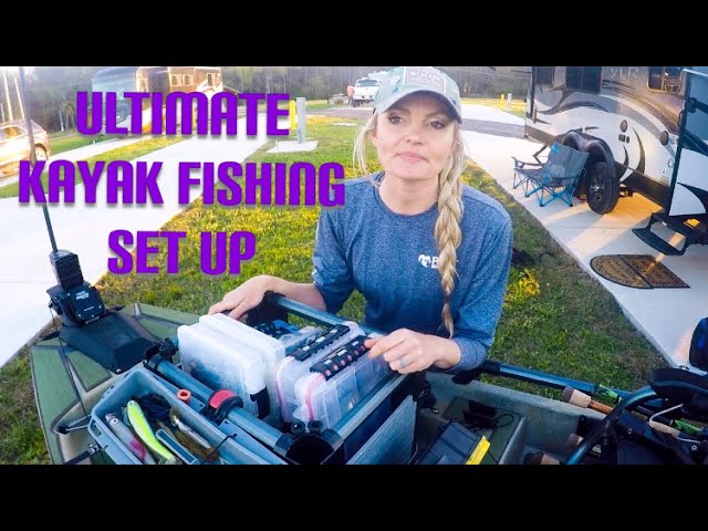 KAYAK FISHING - rigging the HOBIE pro Angler 14