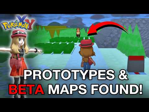 The Prototype Builds and Beta Maps of Pokémon X & Y | Cut Content