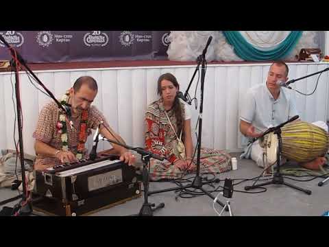 Sep 12 2018 HG Sarvatma Das and Shishtakrit prabhu  Bhakti Sangama 2018   Non stop pandal