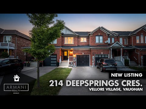 SOLD! 214 Deepsprings Crescent, in Vaughan!