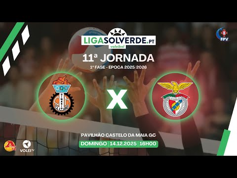 CASTELO DA MAIA GC X SL BENFICA - 11ª JORNADA - LIGA SOLVERDE.PT 2025/2026