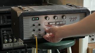 Video thumbnail for Audio demo Echolette E51 tube tape delay by mission control