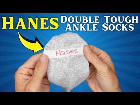 Hanes mens Double Tough Ankle Socks, 6-pair Pack (UNBOXING & REVIEW!)