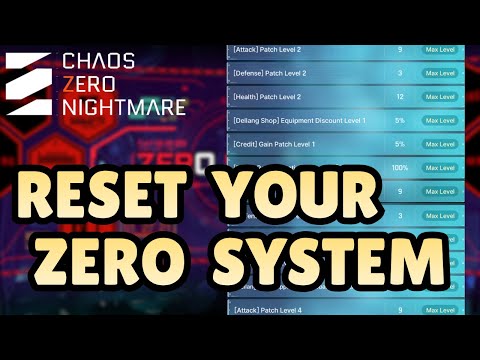 Reset Zero System Upgrades to Build Save Files Easier | Chaos Zero Nightmare