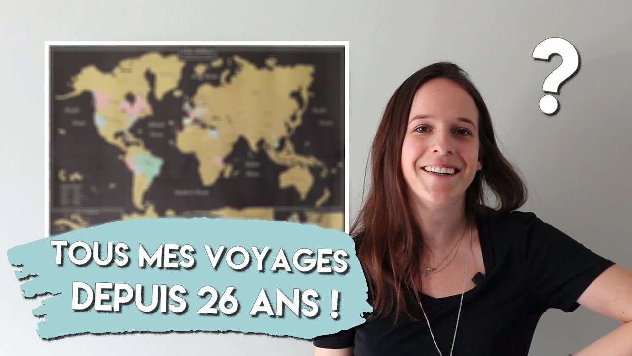JE GRATTE MA CARTE DU MONDE | COMBIEN DE PAYS VISITÉS ?