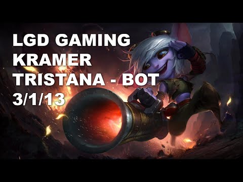 LGD Gaming Kramer Bot Tristana vs Aphelios - KR Challenger Patch 10.8