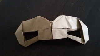 How to Make an Origami Paper Mask - Máscara o Antifaz de papel