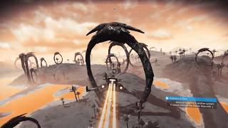 No Man's Sky NEXT - Planet Fly over #2 Lost Blue Planet (Black & White)