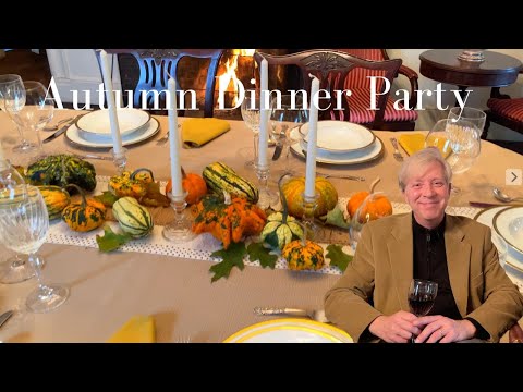 Autumn Dinner Party | Make-Ahead Recipes | Setting the Table