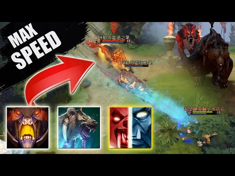 Max speed Spirit bear and Lycan Ulti under Devour "wolf" buff | Ability draft