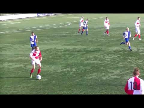 Benschop JO17-1 - UVV JO17-4 1ste helft  4-11-2017