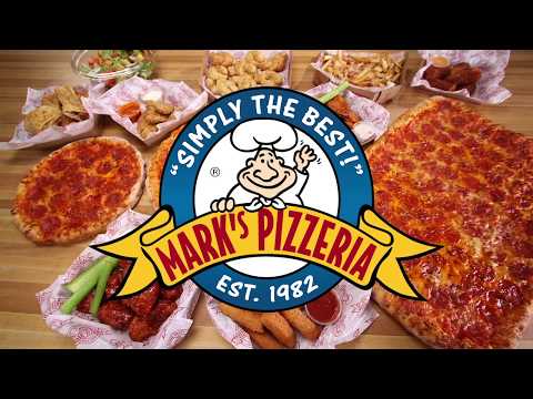 Novo comercial de TV da Mark's Pizzeria!