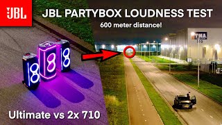 JBL Ultimate vs 2x 710 - RAW Loudness test at 600 meter Distance! JBL Ultimate vs 2x 710 - RAW Loudness test at 600 meter Distance!