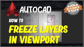 AutoCAD How To Freeze Layers In Viewport