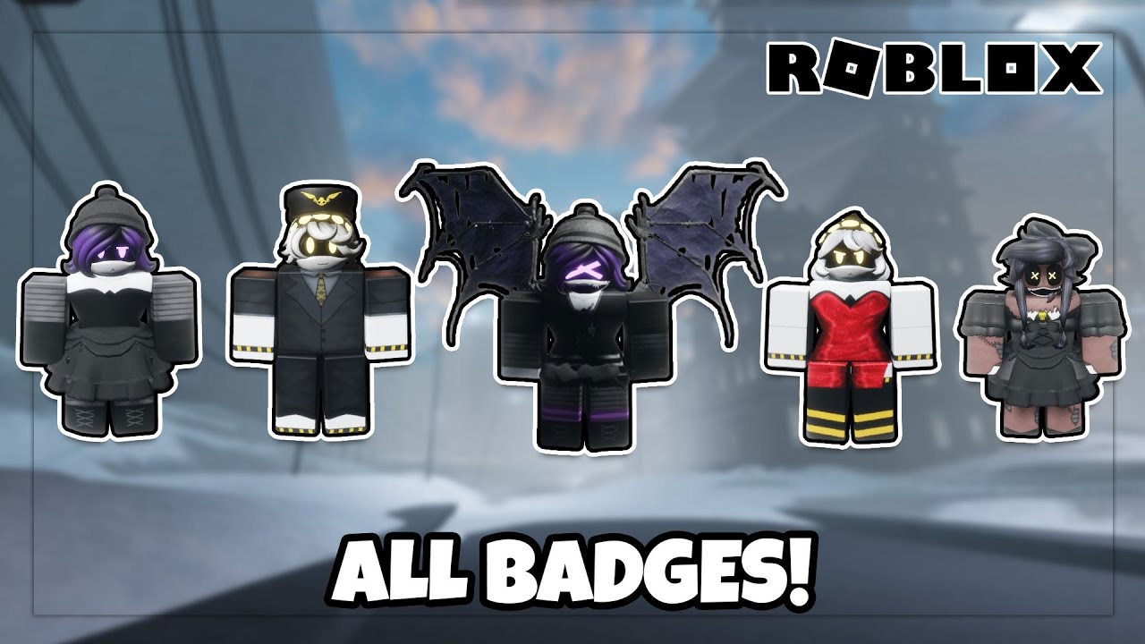 How to Get All 11 Badges in Murder Drones RP | REMASTERED - Roblox