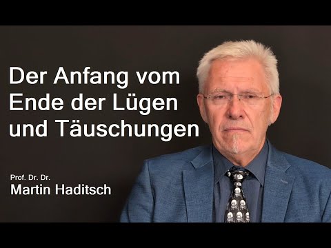 The beginning of the end of lies and deception