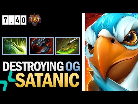 Parivision.Satanic Kez destroying OG - Gameplay Dota