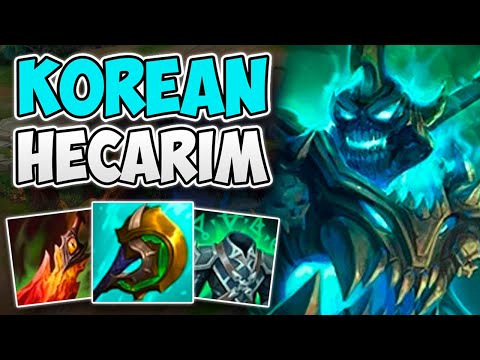 THIS IS HOW A KOREAN CHALLENGER HECARIM ONE-TRICK PLAYS! | CHALLENGER HECARIM JUNGLE GAMEPLAY | S12