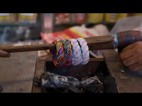 Nayyer Bangles Jaipur live bangle making