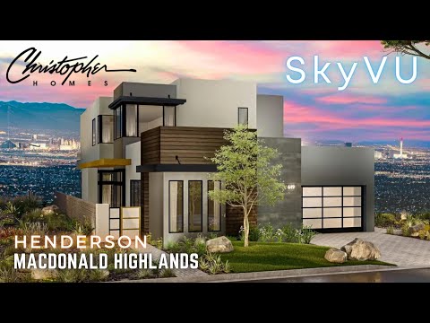 Beautiful Modern Luxury Home, Ritz at SkyVu by Christopher Homes MacDonald Highlands Henderson NV